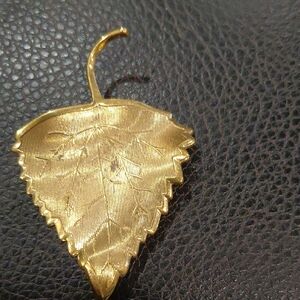 Gold Leaf Pendant